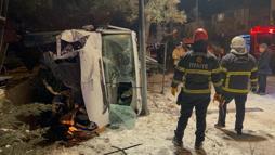 Nevşehir'de kamyonet, otomobile arkadan çarptı: 4 yaralı