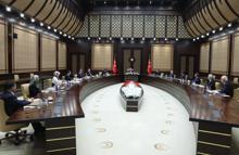 Cumhurbaşkanı Erdoğan, Cumhurbaşkanlığı Politika Kurullarının başkanvekillerini kabul etti