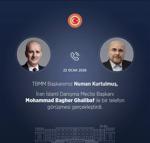 TBMM Başkanı Kurtulmuş, İranlı mevkidaşı Ghalibaf ile görüştü