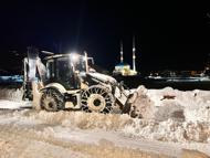 Uzungöl’de festival öncesi kar mesaisi