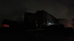 Kocaeli’de atık plastik deposunda yangın (2)