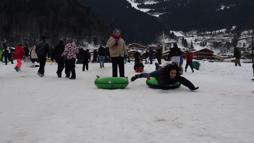 Uzungöl'de horonlu kış festivali coşkusu / Ek fotoğraflar