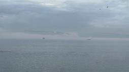 Çanakkale Boğazı, sis nedeniyle çift yönlü olarak ulaşıma kapatıldı