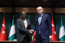 Cumhurbaşkanı Erdoğan, Nijerya Cumhurbaşkanı Tinubu'yu resmi törenle karşıladı (2)
