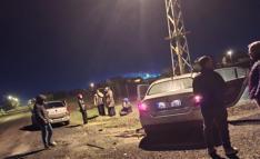 Ergene'de 2 otomobil çarpıştı; 2 yaralı