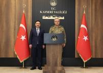 Kara Kuvvetleri Komutanı Tokel, Vali Gökmen Çiçek’i ziyaret etti