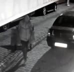 El arabası ile dondurma dolabını çaldı; o anlar kamerada