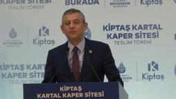 İstanbul- Özgür Özel, Kartal'da kentsel dönüşüm anahtar teslim töreninde konuştu