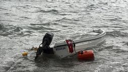 Bodrum’da fırtına; tekneler karaya oturdu, feribot seferi iptal edildi