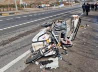 Kırıkkale'de 3 aracın karıştığı kazada, 1'i ağır 2 kişi yaralandı