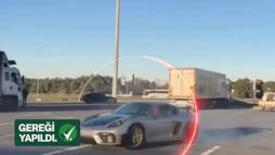 300 kilometrenin üzerinde hız yaparak drift atan sürücü yakalandı