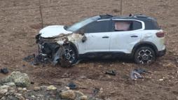 Gercüş’te otomobil şarampole yuvarlandı: 3'ü çocuk 5 yaralı