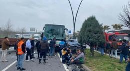 Manisa'da zincirleme kaza: 5 yaralı