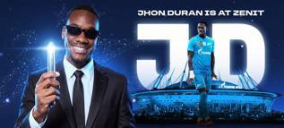 Zenit, Jhon Duran'ı resmi olarak açıkladı