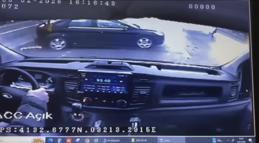 Polis memurunun emekliliğine 4 gün kala hayatını kaybettiği kaza kamerada (2)