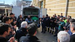 Adliyede ölü bulunan güvenlik görevlisi için cenaze töreni