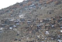 Erciyes'in eteklerinde heyelan riski nedeniyle taşınan mahalledeki bin yıllık 'Roma havuzu' tahrip edildi / Ek fotoğraflar