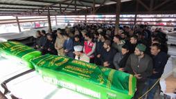 Hatay'da su dolu inşaat temeline düşen 2 kardeş toprağa verildi