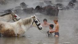 Budaklı Kaplıcası fotoğrafçıların ilgi odağı oldu