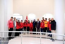 Malatyalı sporculardan Sami Er'e ziyaret