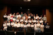 Folkart Academy'nin çocuk mezunları sertifikalarını aldı