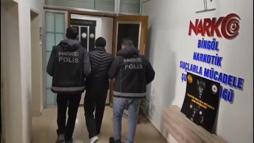 Bingöl’de uyuşturucu operasyonunda 1 tutuklama