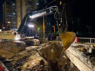 Mersin'de dere üzerindeki köprü kısmen çöktü