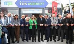 Tekirdağ Büyükşehir Belediyesi, 'Tek Market'in ilk şubesini Süleymanpaşa'da açtı