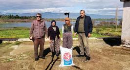 Aydın’da baharın müjdecisi olan leylekleri ilk görenler bir çuval un kazandı