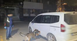 Hafif ticari araçtaki metamfetamini ‘Mailo’ buldu