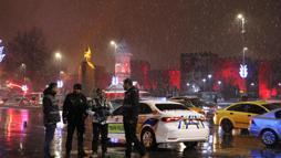 Kayseri’de kar yağışı