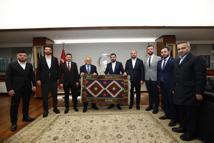 TÜGVA Genel Başkanı Beşinci'den, Başkan Büyükkılıç'a ziyaret