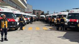 Aydın'da 16 yeni ambulans hizmete alındı