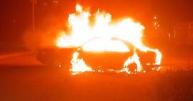 Hatay’da seyir halindeki otomobil yandı