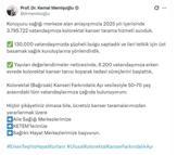 Bakan Memişoğlu: 2025'te 3 milyon 795 bin 722 vatandaşımıza kolorektal kanser tarama hizmeti sunduk