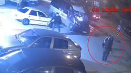 Ankara'da sokakta darp olayının şüphelisi 3 kişi yakalandı; olay anı kamerada