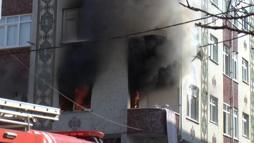 İstanbul- Ataşehir'de madde bağımlısı kendi evini ateşe verdi