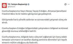 Cumhurbaşkanı Erdoğan, Almanya Şansölyesi Merz ile görüştü