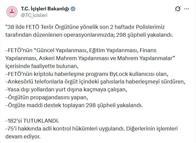 38 ilde FETÖ operasyonu; 182 tutuklama