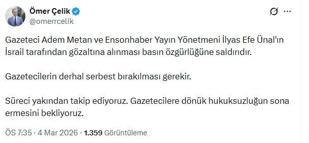 İsrail'de 2 Türk gazeteciye gözaltı