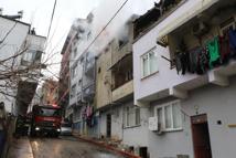 Samsun’da ev yangını