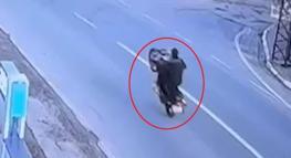 Nevşehir’de motosikletin önünü kaldıran sürücüye 48 bin TL ceza