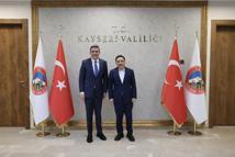 Kapadokya Alan Başkanı Aslanbay'dan Vali Çiçek'e ziyaret