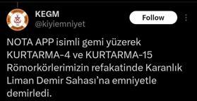 Çanakkale Boğazı’nda makine arızası yapan yük gemisi karaya oturdu (2)