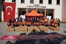 Lise öğrencilerinden lösemili çocuklar için ‘Koli Koli Mutluluk’ projesine destek