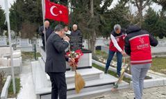Edirne’de şehit kabirlerinde ‘temizlik’ seferberliği