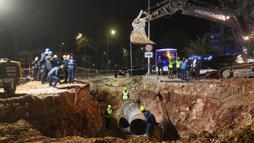 ASAT'tan Duraliler 1 Ana İsale Hattı'nda yoğun mesai