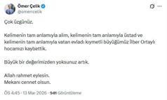 AK Parti Sözcüsü Çelik'ten İlber Ortaylı için taziye mesajı