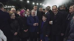 MİT Başkanı Kalın ile TBMM Sanayi Komisyonu Başkanı Varank, Ankara'da sahur programında vatandaşlarla bir araya geldi