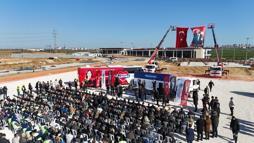 Çorlu'da Sebze ve Meyve Toptancı Hali'nin temeli törenle atıldı